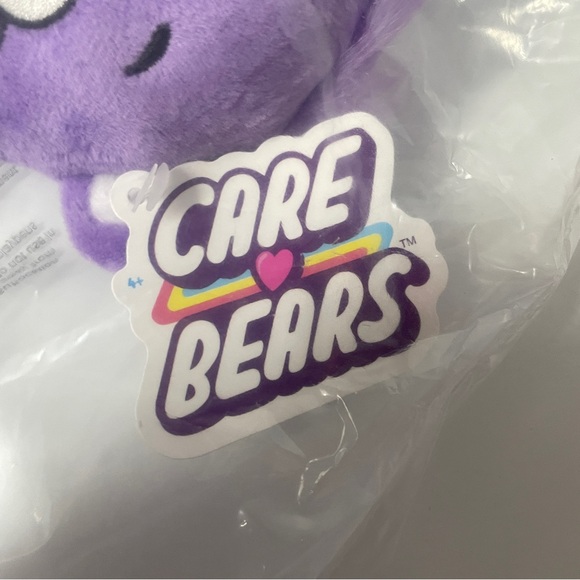 Purple Care Bear Bean Plush - Picture 3 of 4